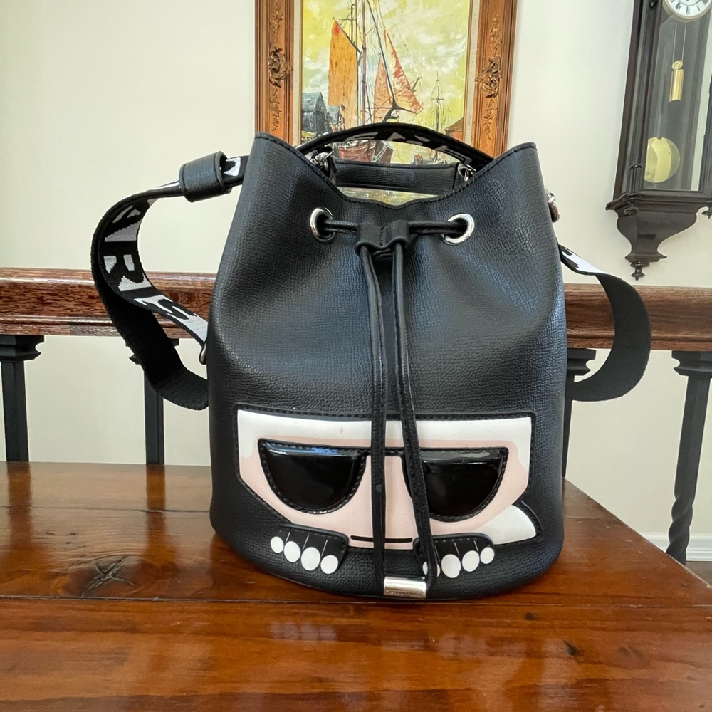 Karl Lagerfeld Paris Maybelle Bucket Bag - Picture 3 of 7